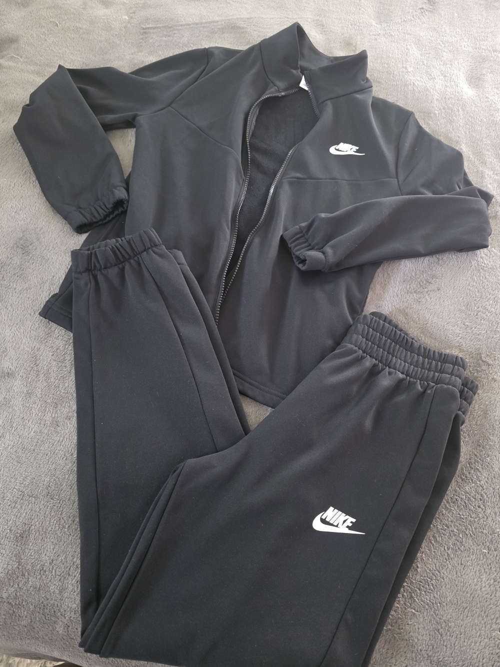 Nike Kids Black Performance Jacket and Pants Set